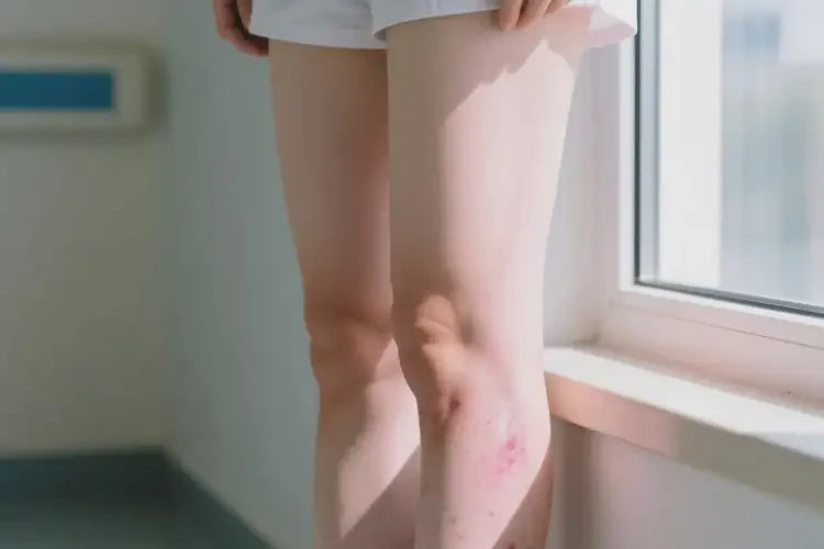 女生小腿上出濕疹可以治好嗎(圖1)