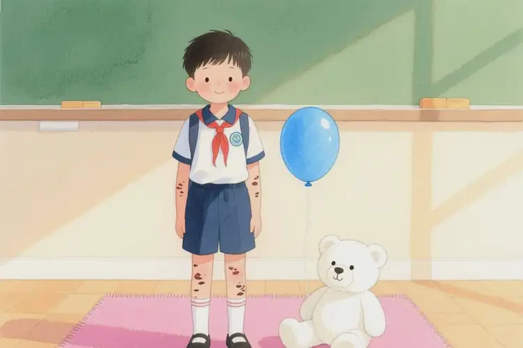 小學生小腿經(jīng)常長濕疹可不可以根治(圖1)