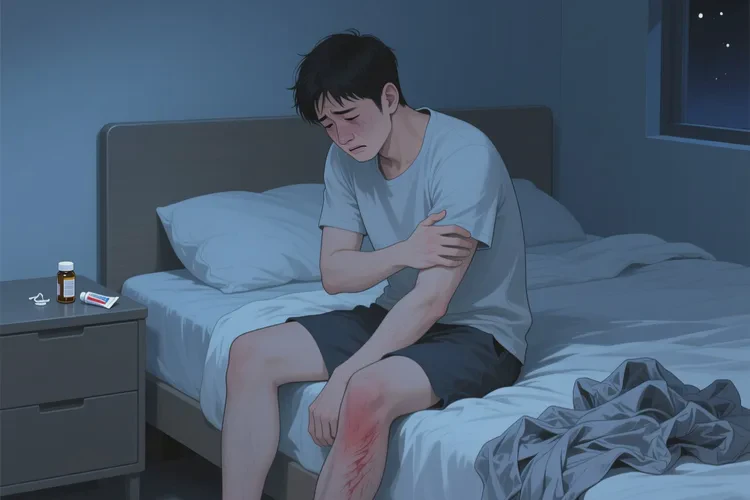 男人全身長濕疹能靠自己自愈嗎(圖1)