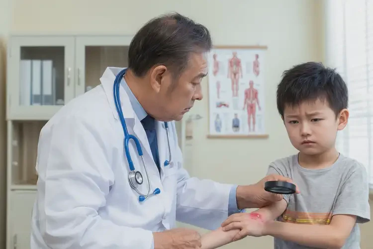 少兒身上出濕疹可以治好嗎(圖4)