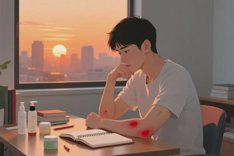 青年人身上出濕疹能靠自己自愈嗎(圖1)