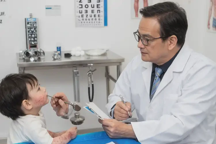 幼兒屁股上出現(xiàn)濕疹可以治好嗎(圖3)