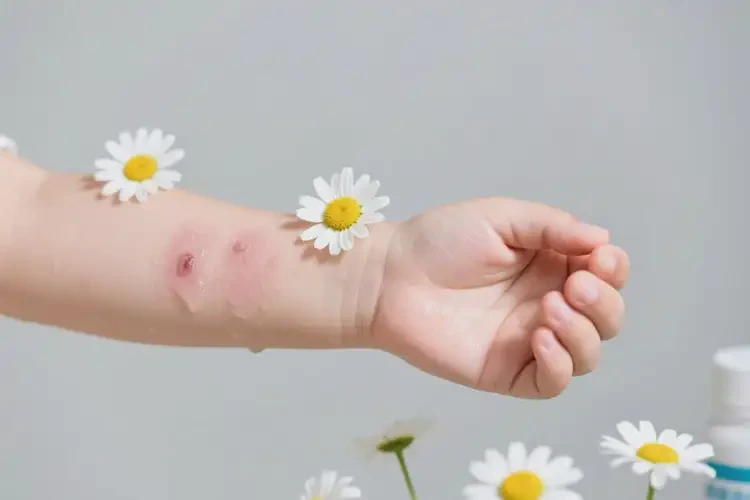 少兒手臂上出現(xiàn)濕疹可以治好嗎(圖1)