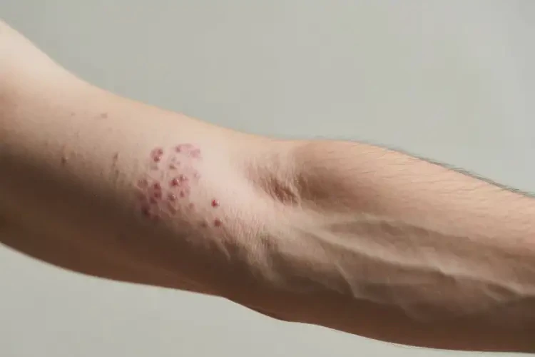 男人手臂容易長(zhǎng)濕疹可不可以根治(圖2)