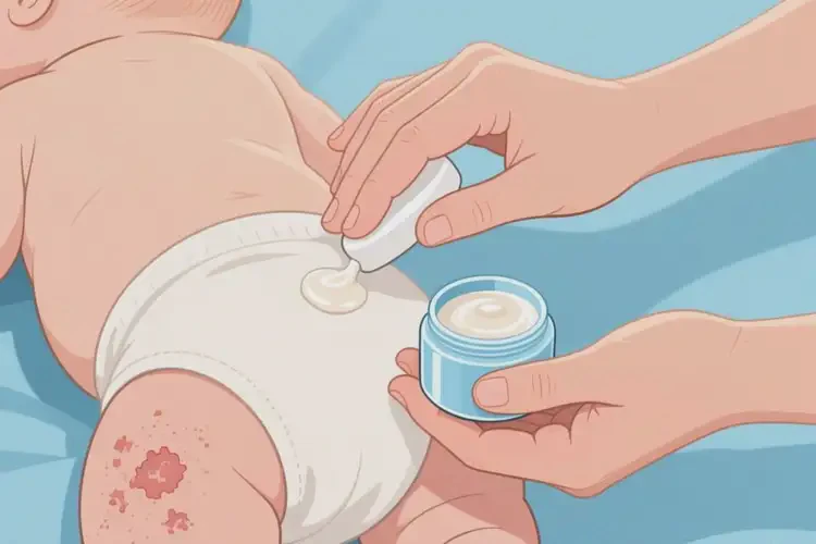 嬰兒屁股上偶爾起濕疹可以治好嗎(圖4)