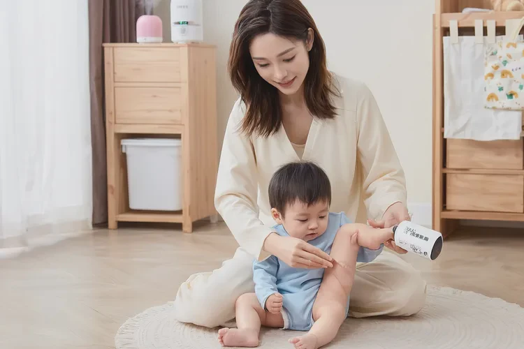 宝宝大腿有湿疹可以治愈吗(图2)