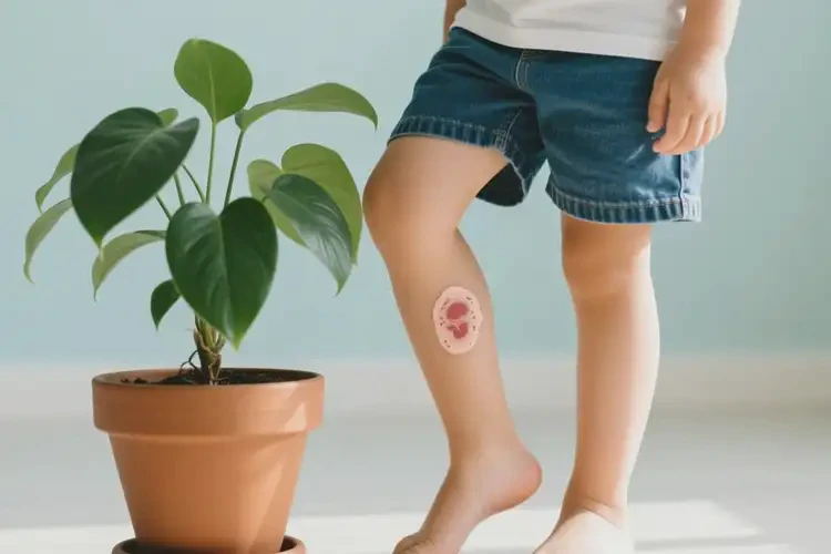 小兒小腿出現(xiàn)濕疹可以治好嗎(圖1)