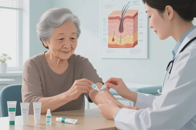 老年人屁股上有湿疹能靠自己自愈吗(图1)