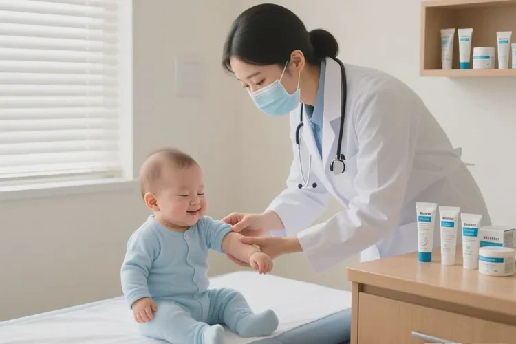 嬰兒手臂出現(xiàn)濕疹可以治愈嗎(圖3)