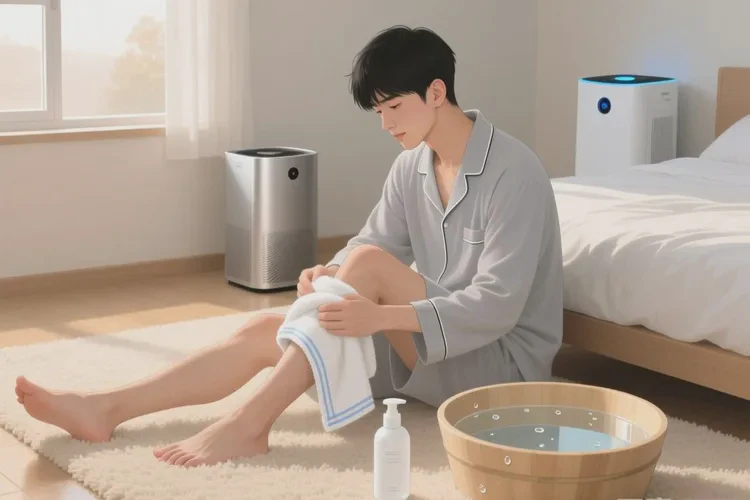 青年人小腿上偶爾長濕疹能靠自己自愈嗎(圖1)