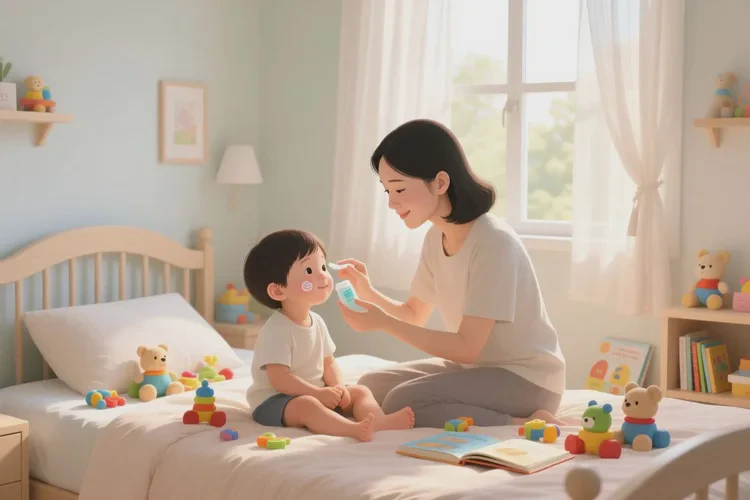 孩子小腿上容易起濕疹可以治愈嗎(圖1)