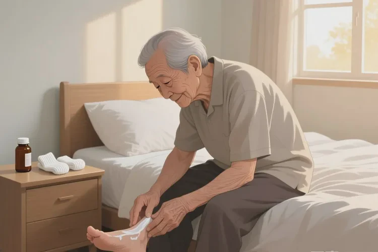 高齡老人腳上經(jīng)常長濕疹能靠自己自愈嗎(圖2)