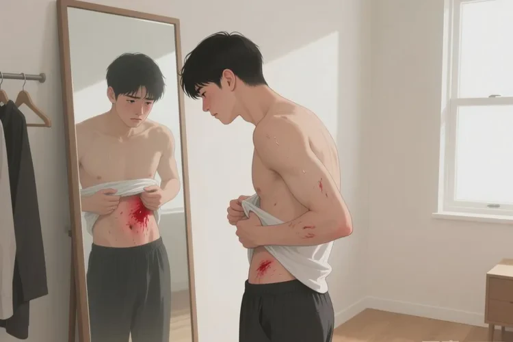 青年人肚子偶爾起濕疹能靠自己自愈嗎(圖1)