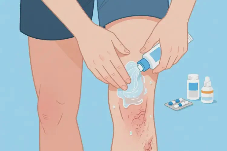 男生大腿上長(zhǎng)濕疹可以治好嗎(圖2)