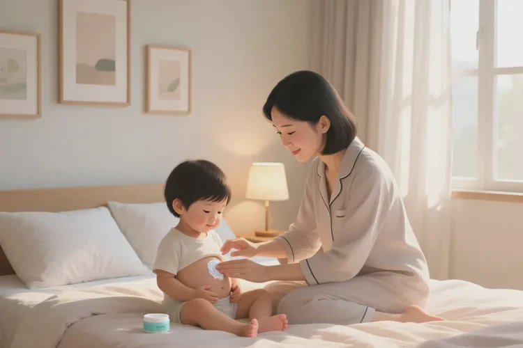 孩子肚子经常长湿疹可以治愈吗(图1)