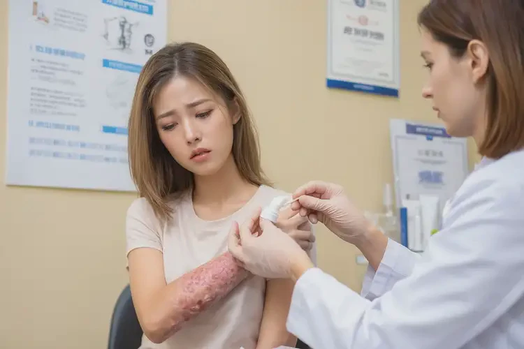 女性手臂上容易長(zhǎng)濕疹可以治好嗎(圖3)