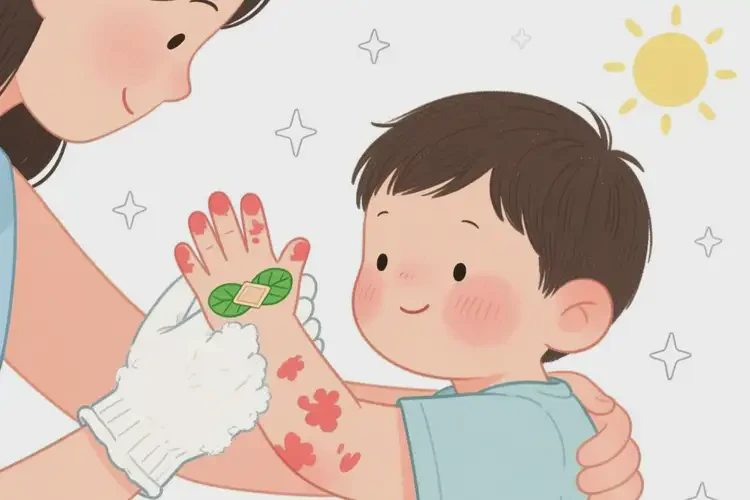 幼兒手上出現濕疹可以治好嗎(圖1)