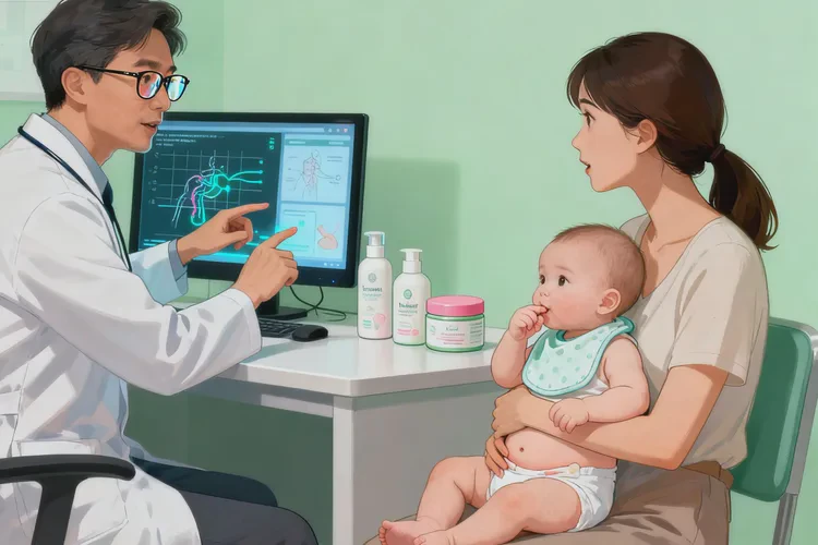 孩子屁股上出濕疹可以治愈嗎(圖2)