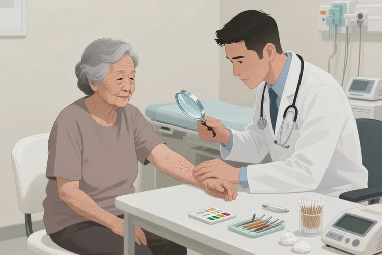 老年人手上容易長(zhǎng)濕疹可以治愈嗎(圖3)