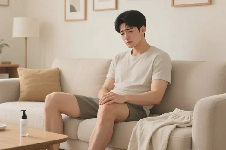 男人大腿經常起濕疹能靠自己自愈嗎(圖1)