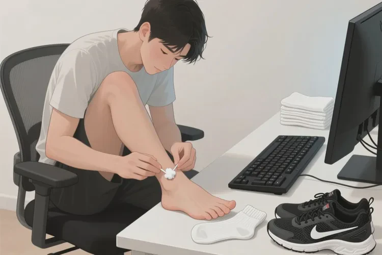 男人腳上偶爾起濕疹能靠自己自愈嗎(圖3)