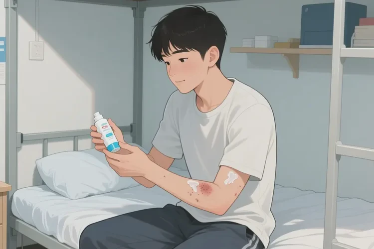 大學生手臂上起濕疹能靠自己自愈嗎(圖1)