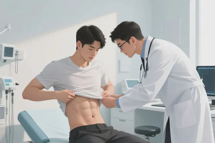 男人肚子上容易長濕疹能靠自己自愈嗎(圖1)