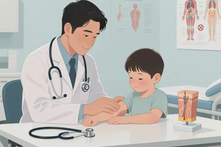 兒童面部起濕疹可以治愈嗎(圖4)