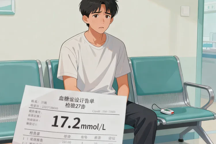 27歲下午血糖17.2是怎么回事(圖1)