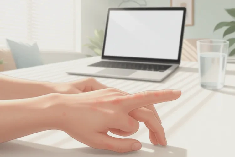 青年人手上偶爾起濕疹能靠自己自愈嗎(圖1)