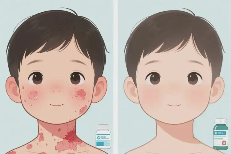 兒童脖子出濕疹可以治好嗎(圖1)