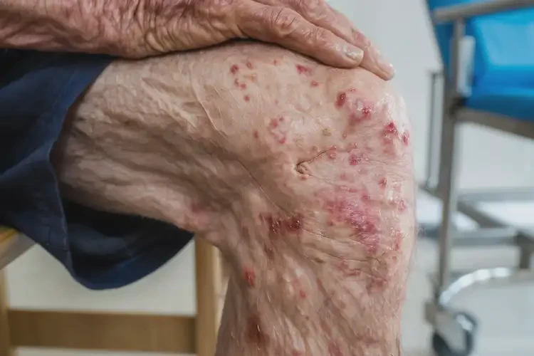 老年人大腿容易長濕疹可以治好嗎(圖4)