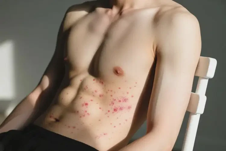 男人肚子偶爾長濕疹可不可以根治(圖1)