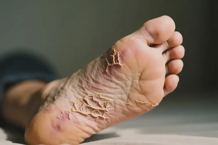 男人腳上出現(xiàn)濕疹可不可以根治(圖3)