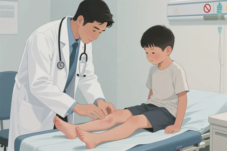 兒童小腿上長濕疹可以治愈嗎(圖3)