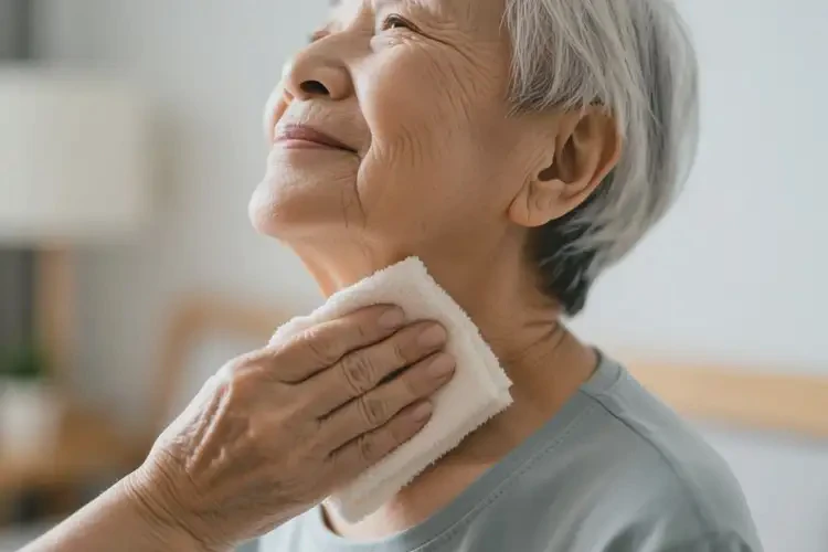 老人脖子上經(jīng)常長濕疹可以治好嗎(圖2)