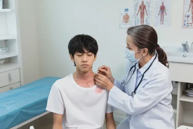 大學(xué)生脖子偶爾長(zhǎng)濕疹可以治好嗎(圖3)