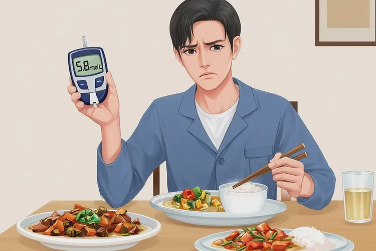 28歲晚餐血糖23.8是怎么回事(圖1)