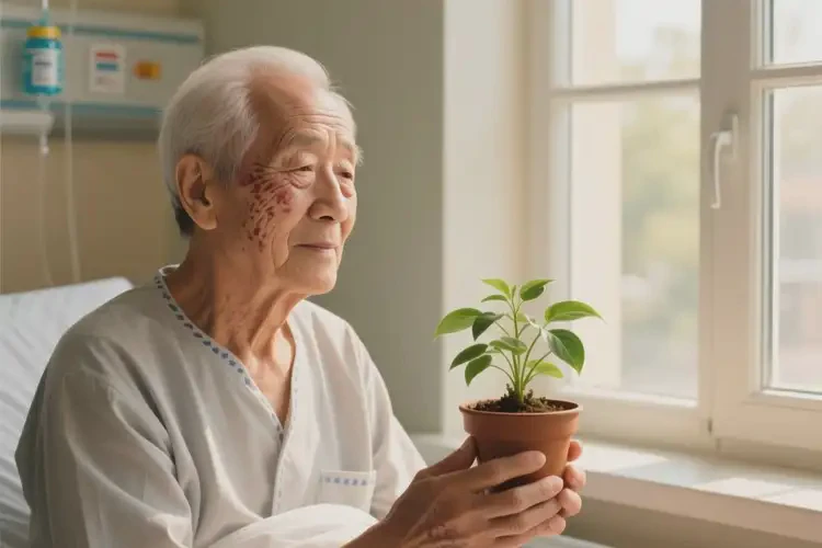 老人臉上出現(xiàn)濕疹可以治好嗎(圖3)