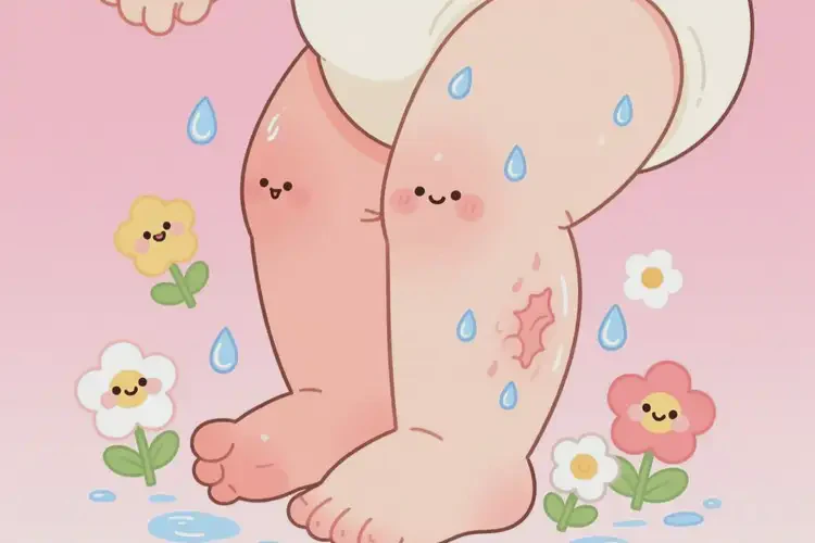 寶寶大腿經(jīng)常起濕疹可以治好嗎(圖1)