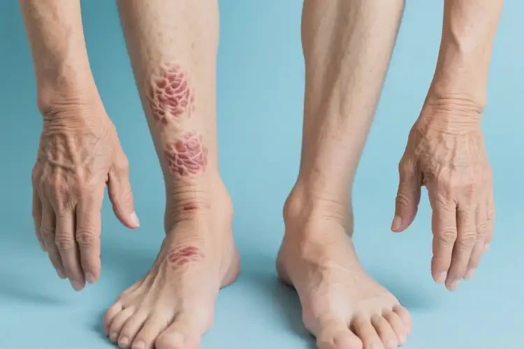 老人四肢出濕疹可以治好嗎(圖1)