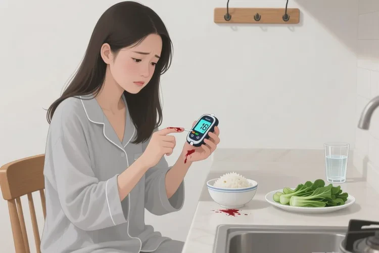 28岁晚餐血糖25.3是怎么回事(图3)