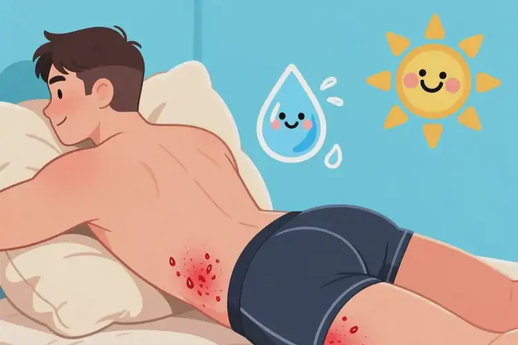 男人屁股容易長濕疹可不可以根治(圖1)