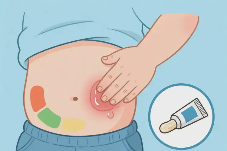 兒童肚子上出現(xiàn)濕疹可以治好嗎(圖1)