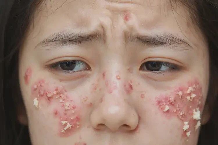 產(chǎn)婦面部容易起濕疹可以治好嗎(圖4)