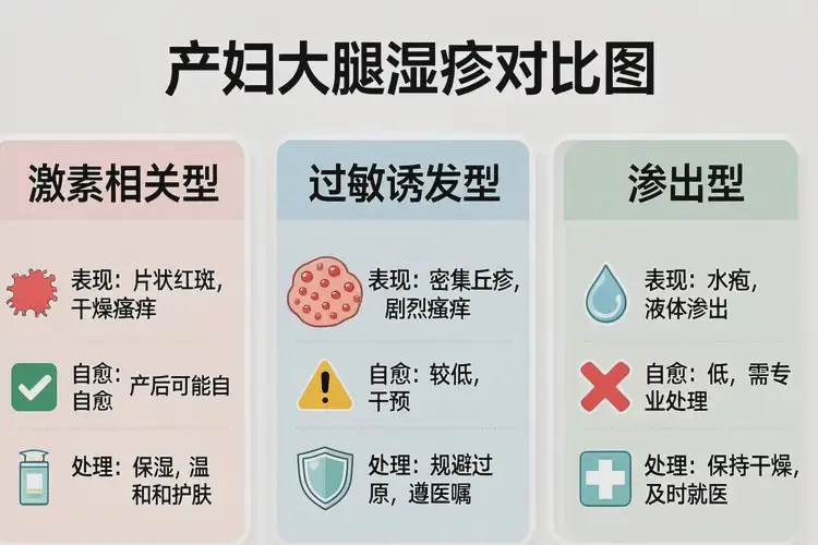 產(chǎn)婦大腿上出現(xiàn)濕疹可以治好嗎(圖2)