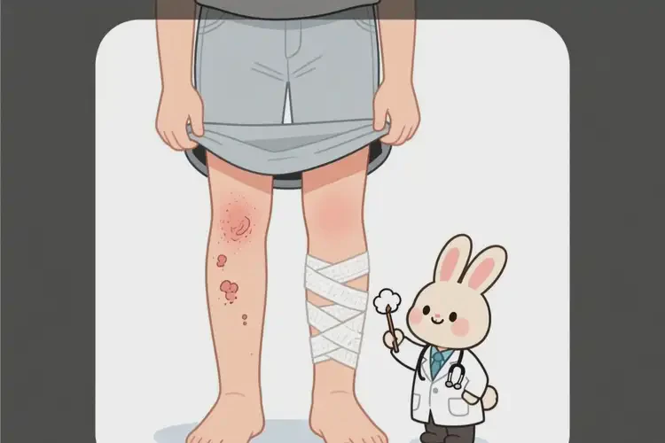 小学生小腿容易起湿疹可不可以根治(图1)