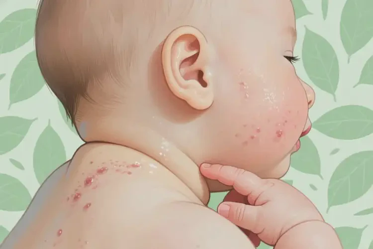 新生兒脖子上經(jīng)常起濕疹可以治好嗎(圖2)