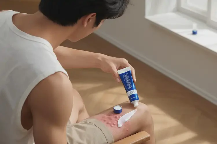 青年人大腿上偶爾起濕疹可以治好嗎(圖1)