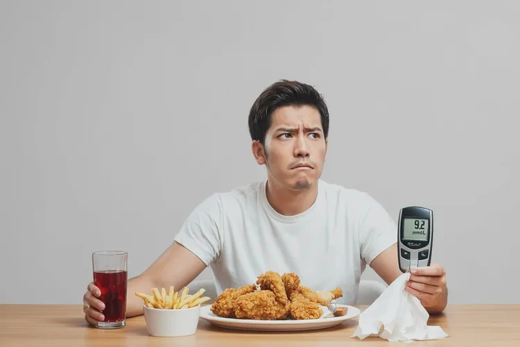 28歲晚餐血糖9.2是怎么回事(圖1)